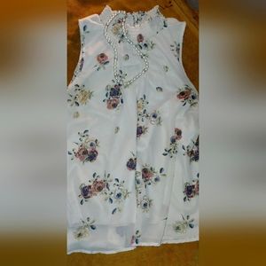 NWOT Midnight Sky Sleeveless Blouse Sz XL